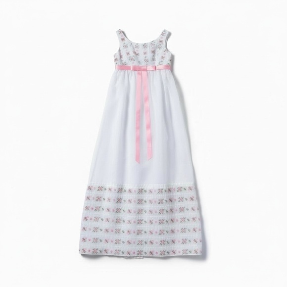 Vintage 1970s empire waist floral dress - Picture 2 of 7